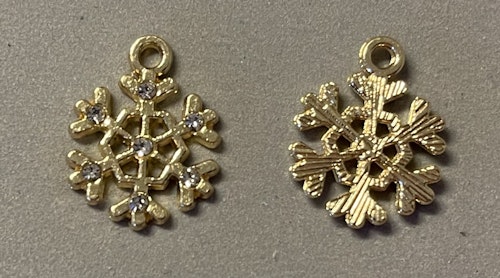Snöflinga - guld