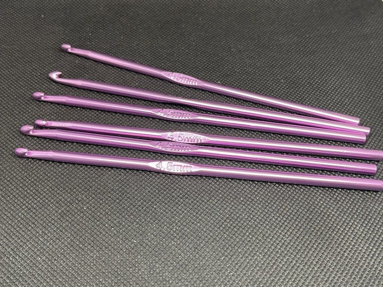 Aluminium, lila - 4,5mm