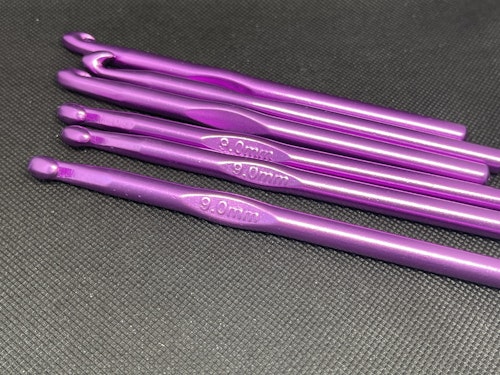 Aluminium, lila - 9,0mm