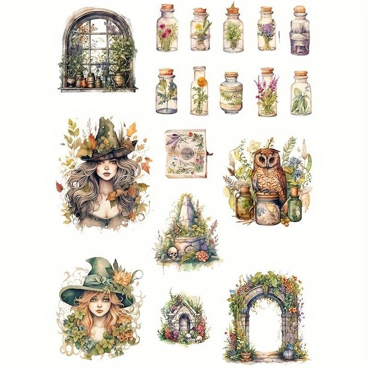 Klistermärken - 3 ark med 40 st magic-stickers