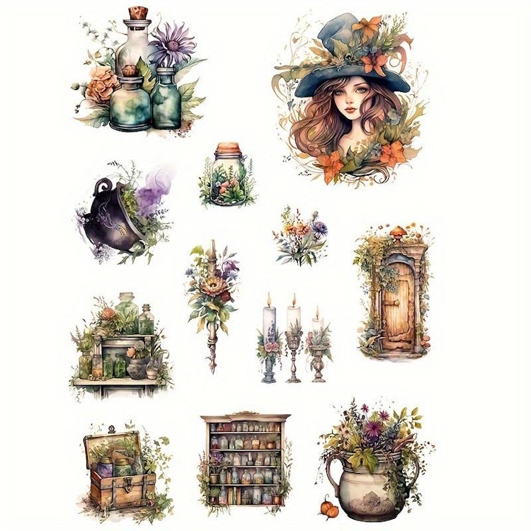 Klistermärken - 3 ark med 40 st magic-stickers