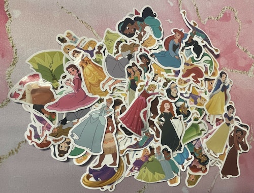 Klistermärken - Disneyprinsessor - 10 st