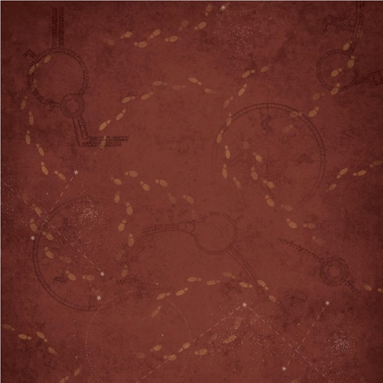 Harry Potter - Papper 12x12 - Marauders map