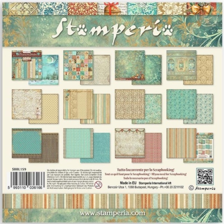 Stamperia - 12x12 Paper pad - The nutcracker - SBBL159