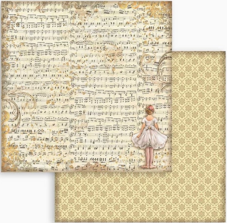 Stamperia - 12x12 Paper pad - The nutcracker - SBBL159