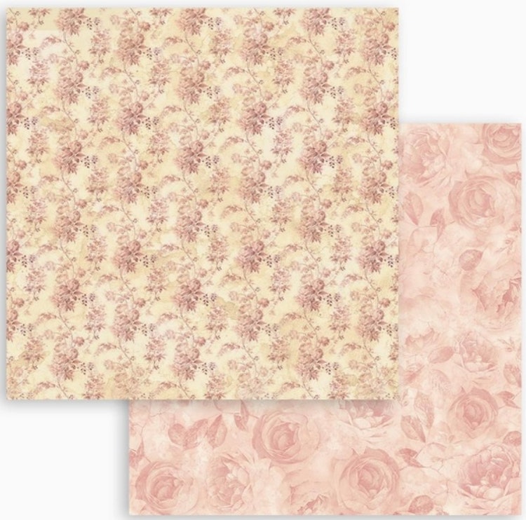Stamperia - 12x12 Paper pad - Shabby rose - SBBL12