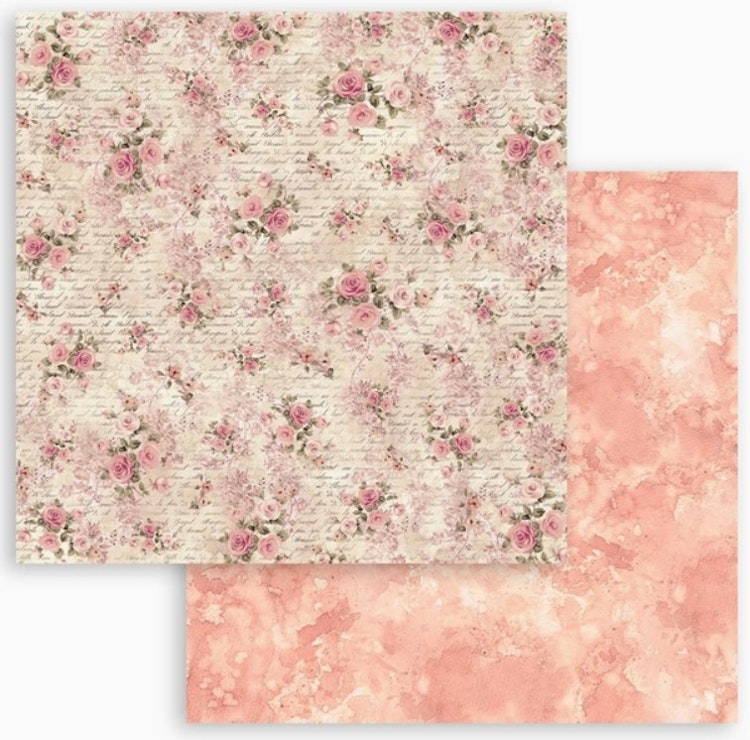Stamperia - 12x12 Paper pad - Shabby rose - SBBL12