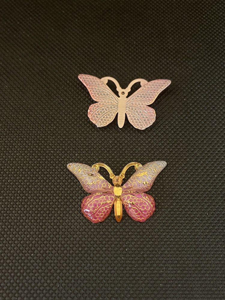Fjäril - rosa