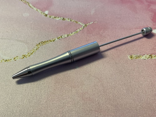 Pärlbar penna - Matt silver
