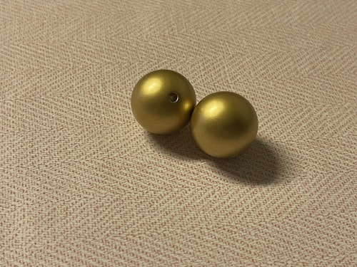 Matt glans, guld - 20mm