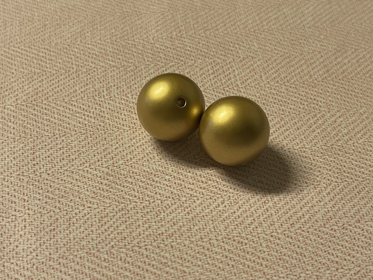 Matt glans, guld - 20mm