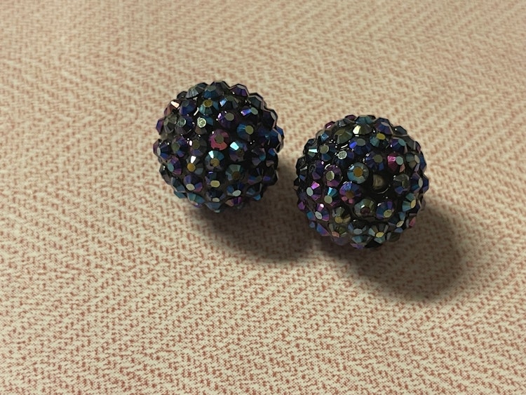 Rhinestone, marin - 20mm