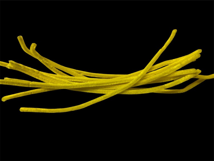 Piprensare, gul, 30cm x 6mm - 10st