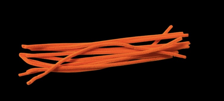 Piprensare, mörk orange, 30cm x 6mm - 10st