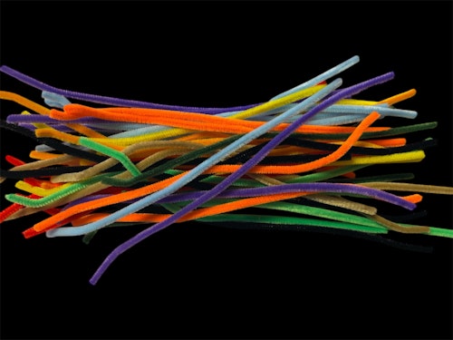 Piprensare, mix, 30cm x 6mm - 50st