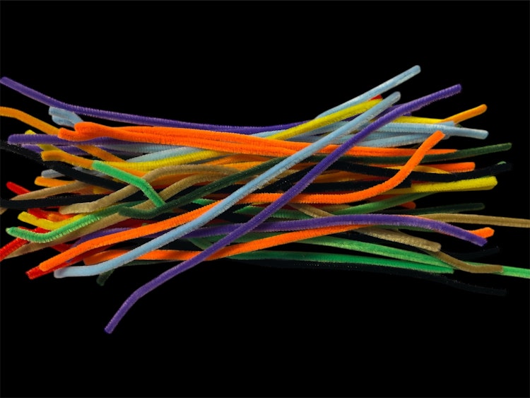 Piprensare, mix, 30cm x 6mm - 50st