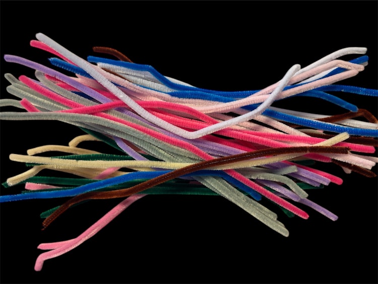Piprensare, mix, 30cm x 6mm - 50st