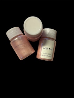 Mica-pulver, milk tea - 20ml