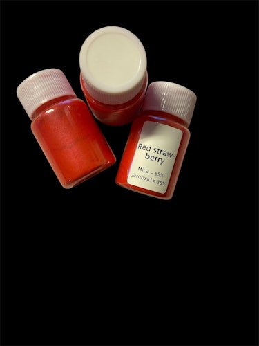 Mica-pulver, red strawberry - 20ml