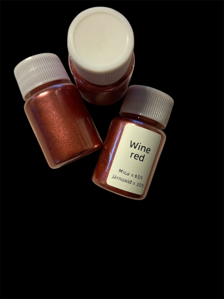 Mica-pulver, wine red - 20ml