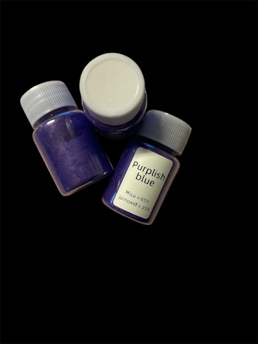 Mica-pulver, purplish blue - 20ml