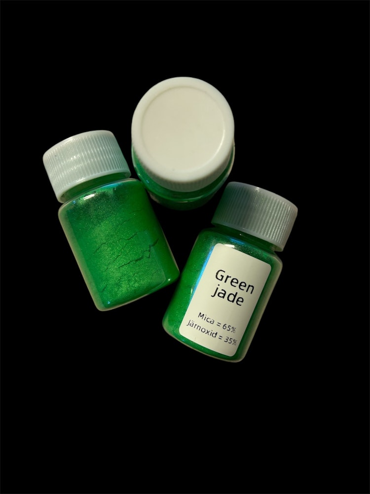 Mica-pulver, green jade - 20ml