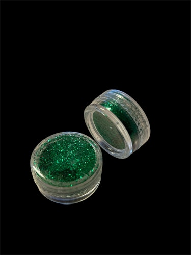 Glitter i burk - Grön