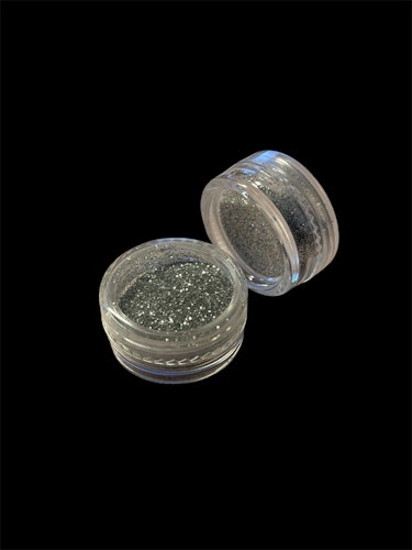 Glitter i burk - Silver