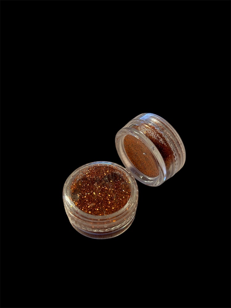 Glitter i burk - Orange