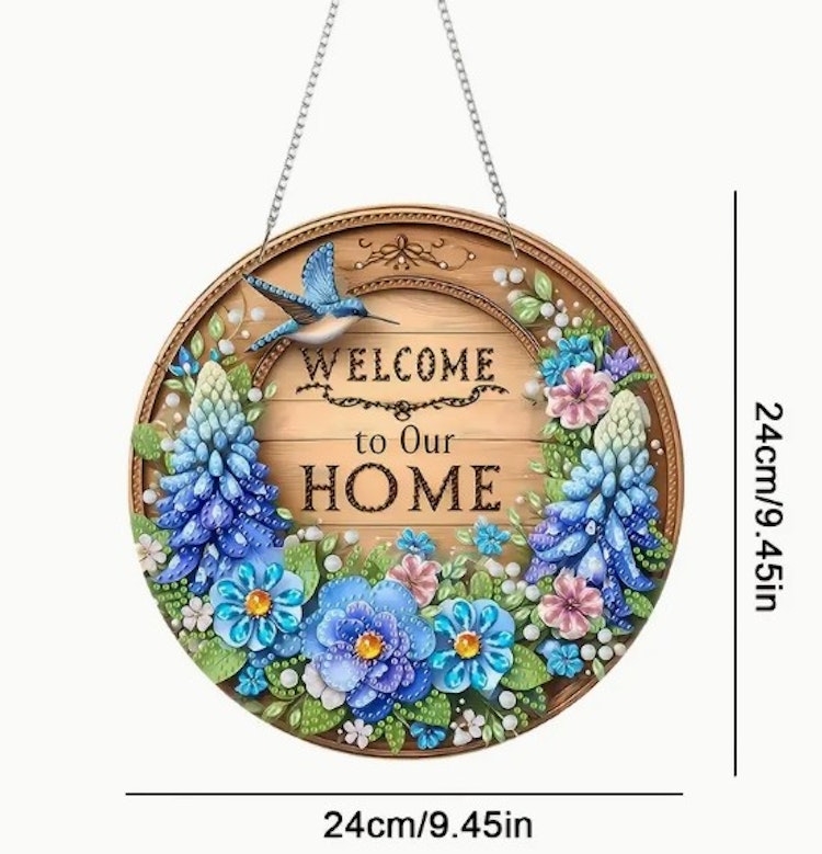 Skylt - Welcome to our home