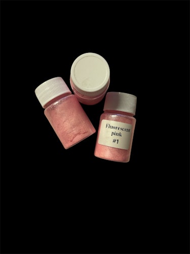 Mica-pulver, Fluorescent pink - 20ml