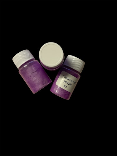 Mica-pulver, Fluorescent purple - 20ml