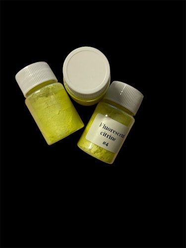 Mica-pulver, Fluorescent citrine - 20ml