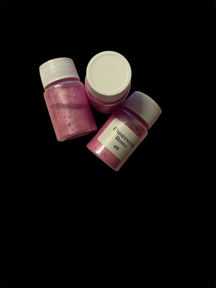 Mica-pulver, Fluorescent roseo - 20ml