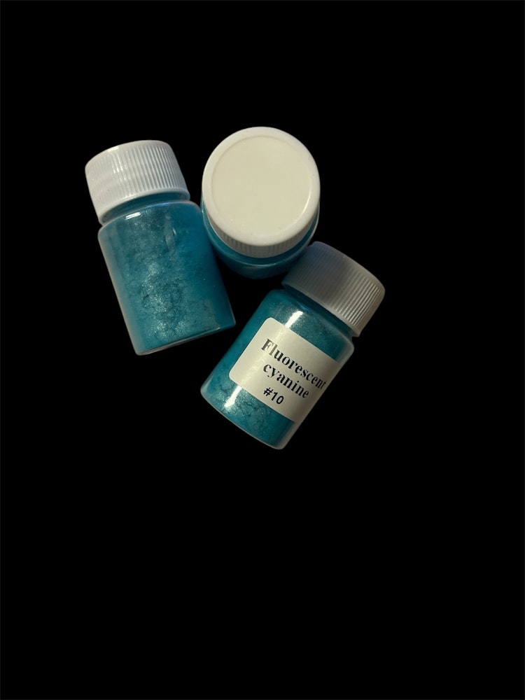 Mica-pulver, Fluorescent cyanine - 20ml