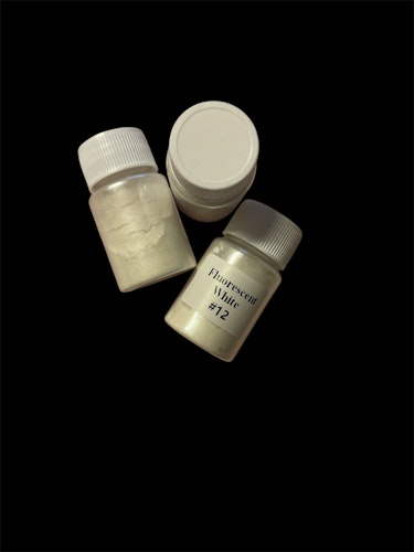 Mica-pulver, Fluorescent white - 20ml