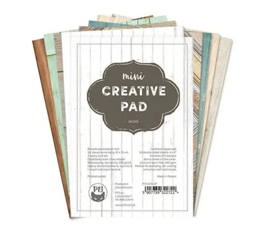P13 Mini creative pad - Trä (10x15cm)