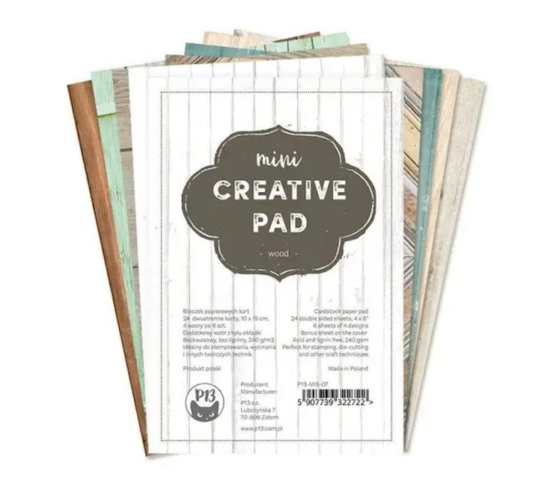 P13 Mini creative pad - Trä (10x15cm)