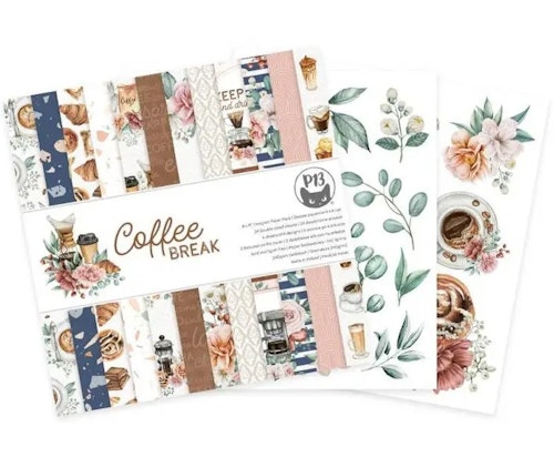 P13 Paper pad - Coffee break (15x15cm)