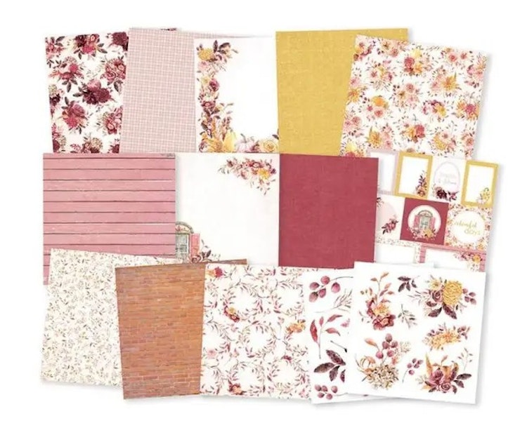 P13 Paper pad - Hello autumn (15x15cm)