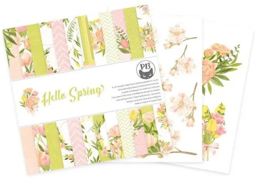 P13 Paper pad - Hello spring (15x15cm)
