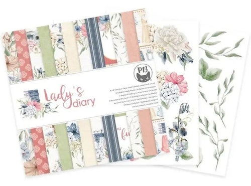 P13 Paper pad - Lady´s diary (15x15cm)
