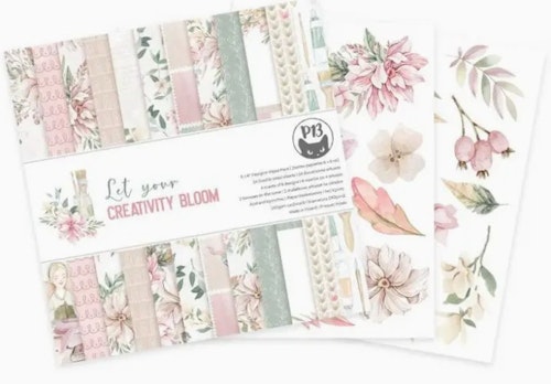 P13 Paper pad - Let your creativity bloom (6x6)