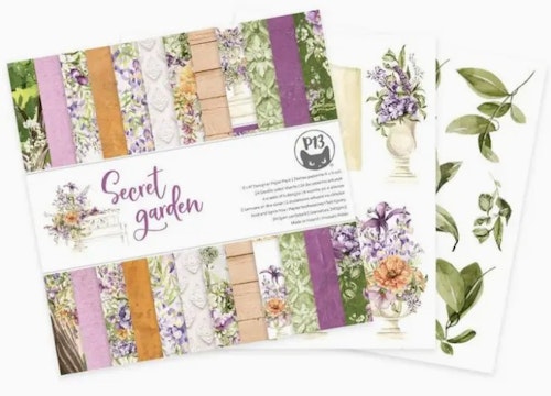 P13 Paper pad - Secret garden (15x15cm)