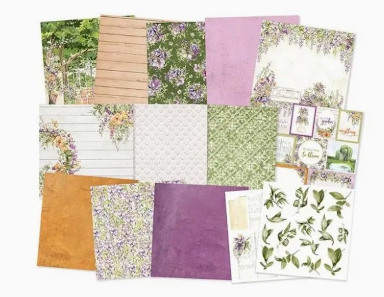 P13 Paper pad - Secret garden (15x15cm)