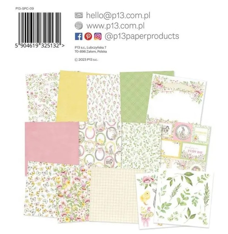 P13 Paper pad - Spring is calling (15x15cm)