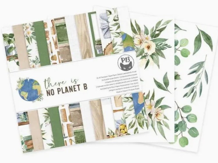 P13 Paper pad - There is no planet B (15x15cm)