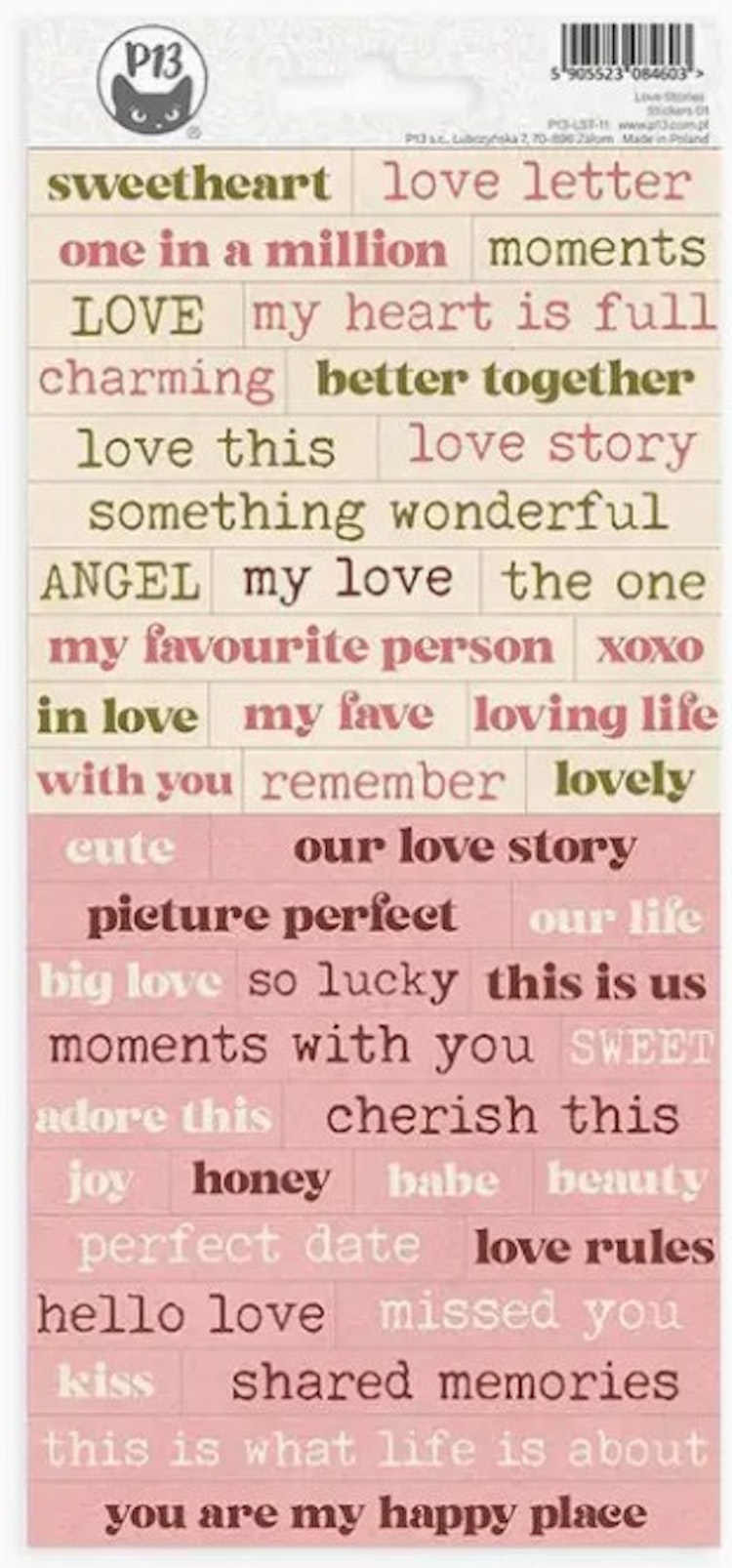 P13 Stickers - Love stories