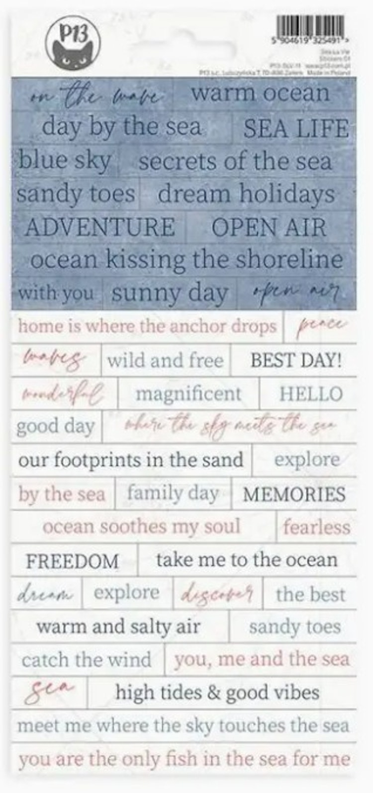 P13 Stickers - Sea la vie