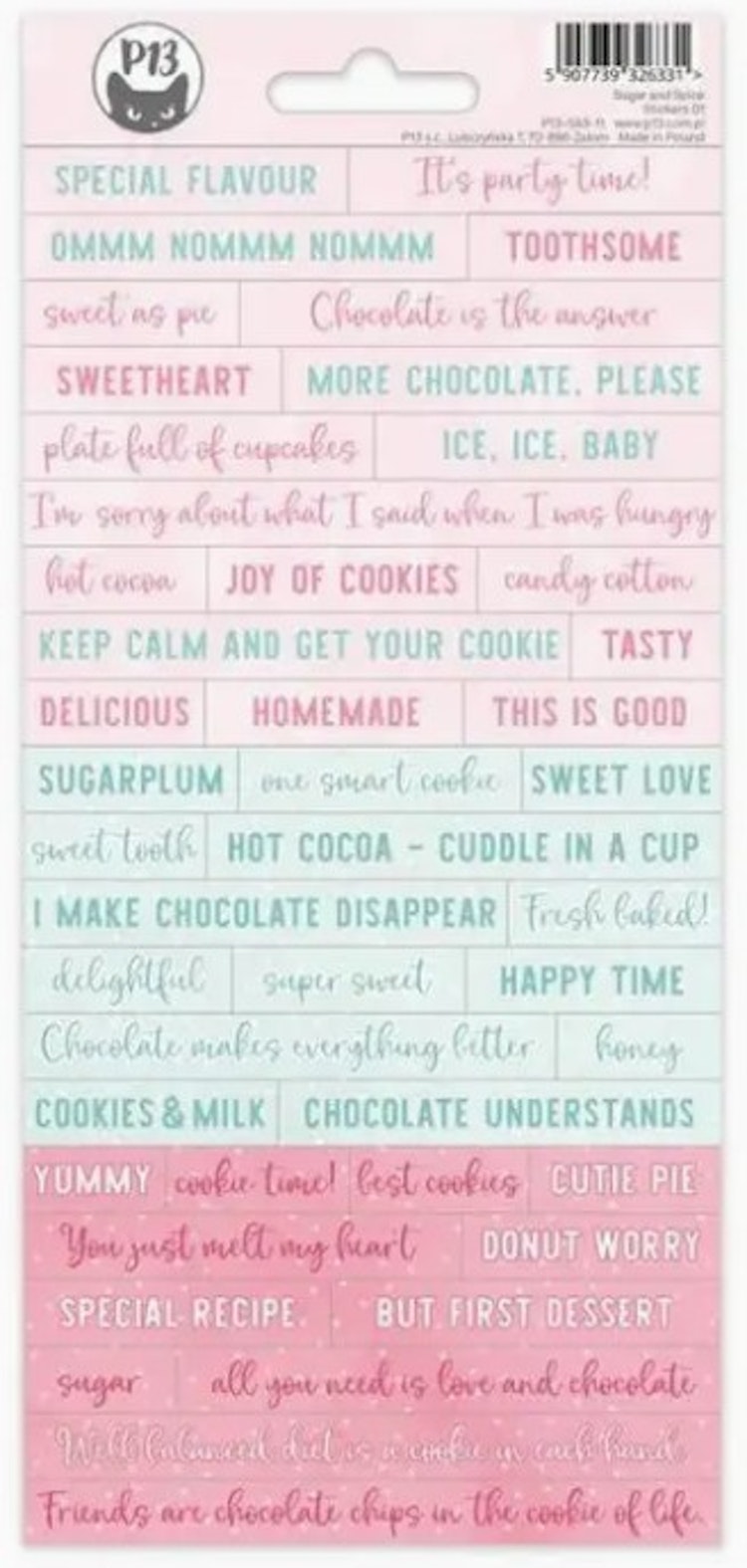 P13 Stickers - Suger and spice